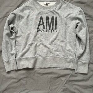 Ami Paris Gray Sweater